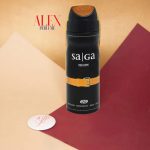 اسپری مردانه ساگا مشکی عمادارا طرح امپر حجم 200 میلی لیتر